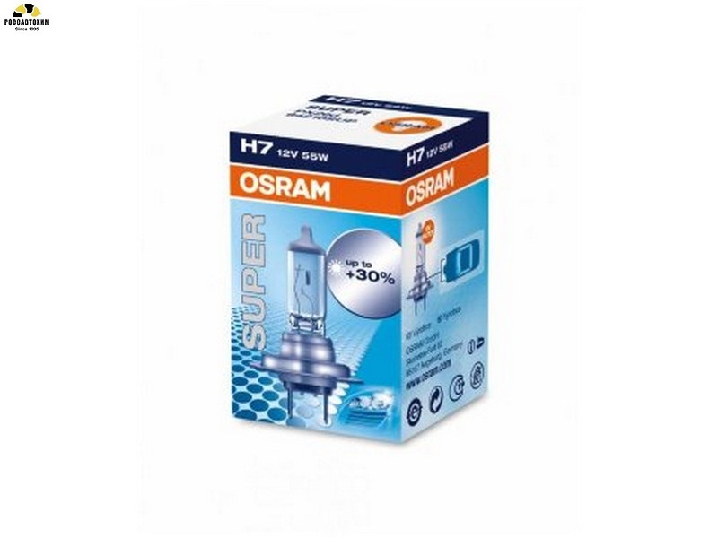 Лампа OSRAM H7 64210 SUP 12V 55W+30% Германия