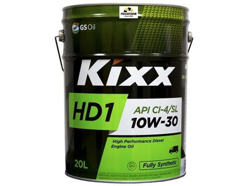 Масло моторное KIXX HD1 10W30 CI-4/SL, E7 синт. 20л