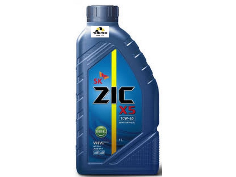 Масло моторное ZIC X5 Diesel 10w40 1л