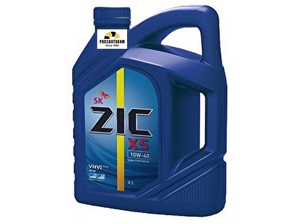 Масло моторное ZIC X5 Diesel 10w40 6л
