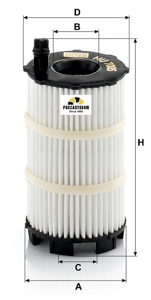 Фильтр масляный MANN HU7005x