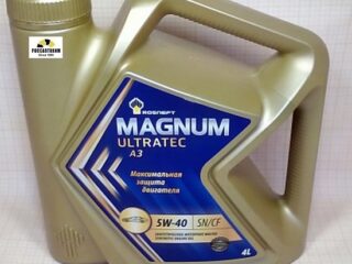 Масло моторное Роснефть Magnum Ultratec SN/CF 5W-40 4л синт.