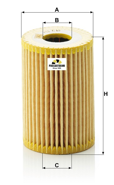 Фильтр масляный MANN HU610x