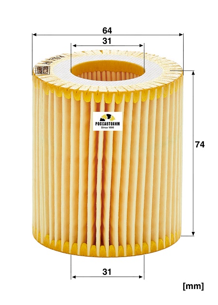 Фильтр масляный MANN HU711/4x