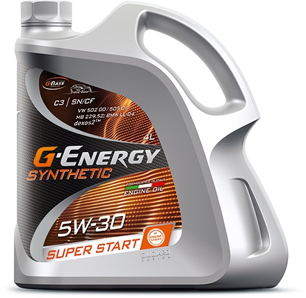 Масло моторное G-Energy Synth Super Start 5W30 4л