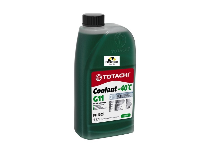 Антифриз TOTACHI NIRO Coolant Green -40C G11 1кг