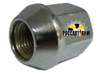 Гайка 1/2" колесная открыт (S=19, L=25мм, хром) 19690