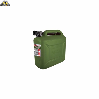 Канистра 3ton PROFI 10л ОЛИВКОВАЯ для топлива с крышкой и лейкой