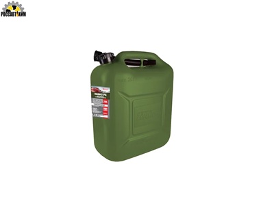 Канистра 3ton PROFI 20л ОЛИВКОВАЯ для топлива с крышкой и лейкой