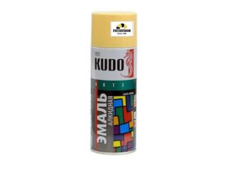 Краска аэрозоль "KUDO" бежевая (520 мл) KU-1009