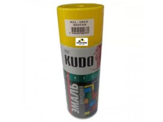 Краска аэрозоль "KUDO" желтая (520 мл) KU-1013