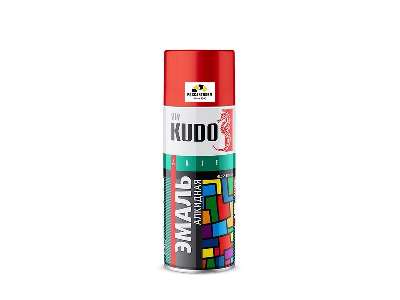 Краска аэрозоль "KUDO" красная (520 мл) KU-1003