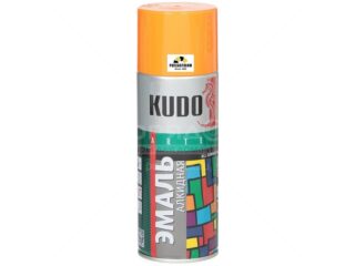 Краска аэрозоль "KUDO" оранжевая (520 мл) KU-1019