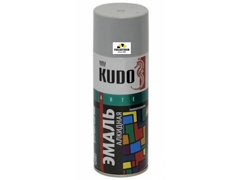 Краска аэрозоль "KUDO" светло-серая (520 мл) KU-1017