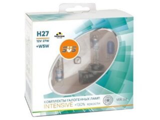Автолампы 12V H27/881 27W Intensive+130% (2шт+2шт W5W) SVS Ver.2.0