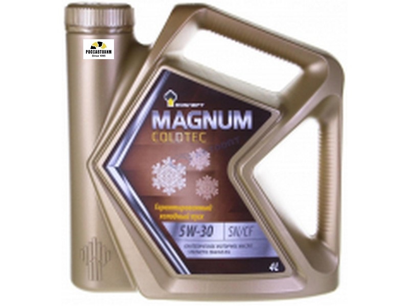 Масло моторное Роснефть Magnum Coldtec 5W-30 SN/CF 4л синт.