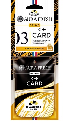 751 Ароматизатор AURA FRESH PRIME CARD №3 (23142)