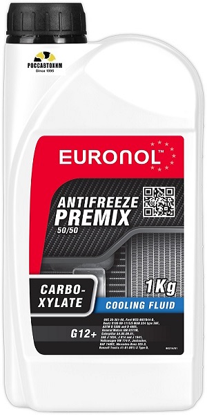 Антифриз EURONOL ANTIFREEZE CARBOXYLATE READY G12+ 1kg