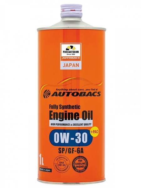 Моторное масло AUTOBACS ENGINE OIL FS 0W30 SP/GF-6A (1л)