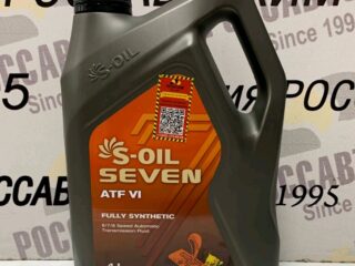 Масло трансмиссионное S-OIL 7 ATF VI п/с 4л E107981