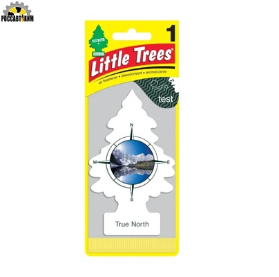 355/28 Ароматизатор-подвеска бумажный 'Ёлочка' Car Freshener Сердце севера True North