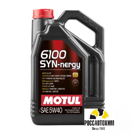 Масло моторное MOTUL 6100 SYN-Nergy 5w-40 ( 5 L) 111690/113882