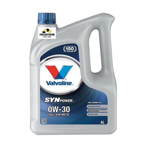 Масло моторное Valvoline SYNPOWER FE SAE 0W30 4L