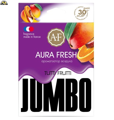 643/7 Ароматизатор AURA FRESH JUMBO Tutti Frutti, кор. 24 шт.
