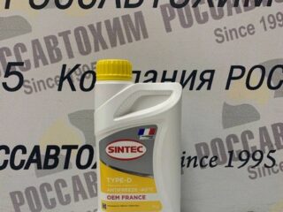 Антифриз SINTEC GOLD - 40 OEM France Type-D желтый 1кг /6145013/