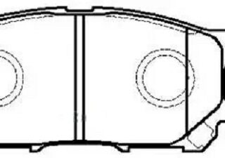Колодки тормозные дисковые HSB HP5166