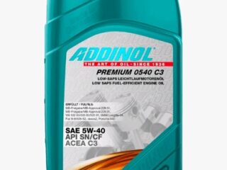 Масло моторное ADDINOL Premium 0540 С3 5W40 SN/CF, C3 синт. 1л