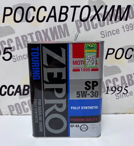Масло моторное ZEPRO TOURING FS SP/GF-6A 5W30 / синтетическое (4л)