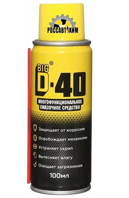 Силиконовая смазка "Big D" аэрозоль 100мл