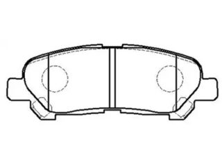 Колодки тормозные дисковые HP5265