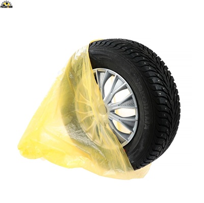 Пакеты для шин и колёс Cartage, R=12-R=18, 90×90 см, набор 4 шт.6705758